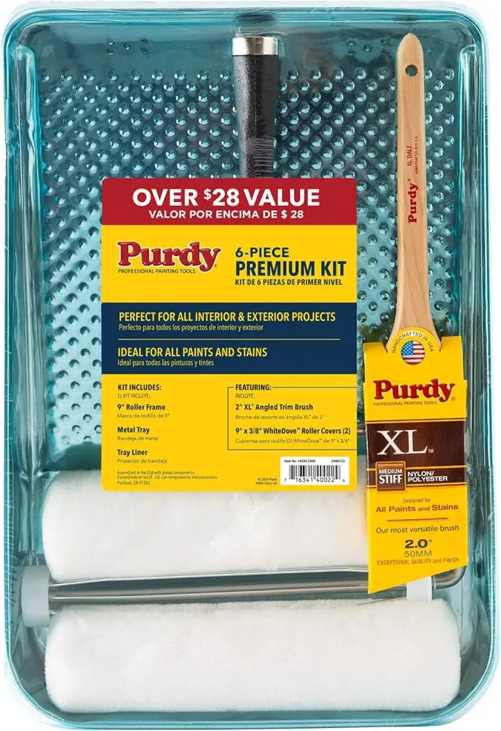 Purdy 14C811000 Premium 6-Piece Painting Kit, One Size, White