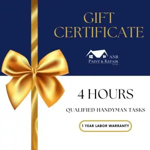 Handyman Gift Certificate Prescott, AZ